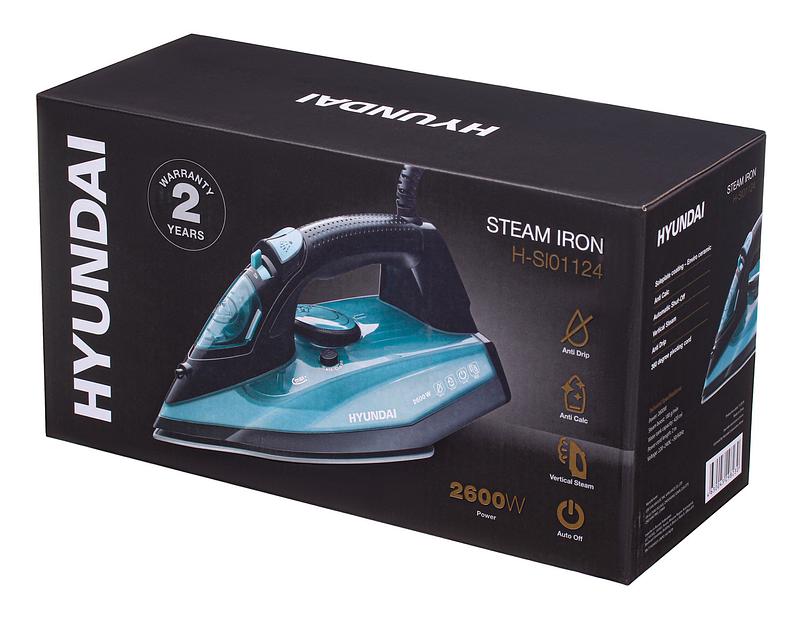 Утюг Hyundai H-SI01124 2600Вт черный/зеленый фото 10