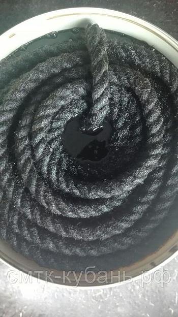 Каболка смоляная канализационная 10мм (20кг) ТУ 8122-001-20617122-2013, кг фото 2