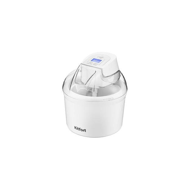 Мороженица KitFort КТ-1808, 12Вт, 1500мл, белый фото 1