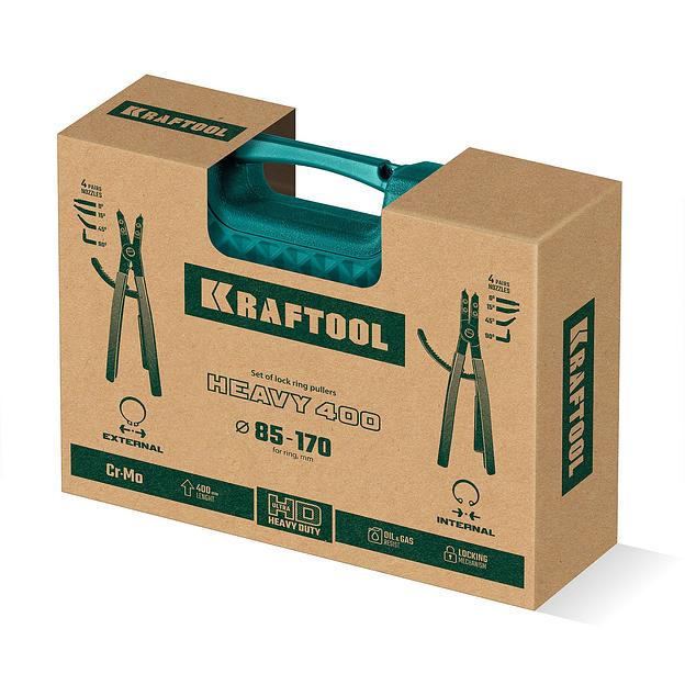 KRAFTOOL HEAVY 400 внешний/внутренний, съемник стопорных колец (22815) фото 5