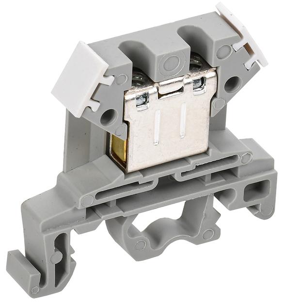 Iek YZN10-006-K03 Зажим наборный ЗНИ-6мм2 (JXB 50 А) серый ИЭК фото 1