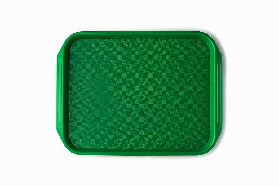 Поднос 36*27 см. зеленый поверхность классик (119) MG /1/10/ фото 1
