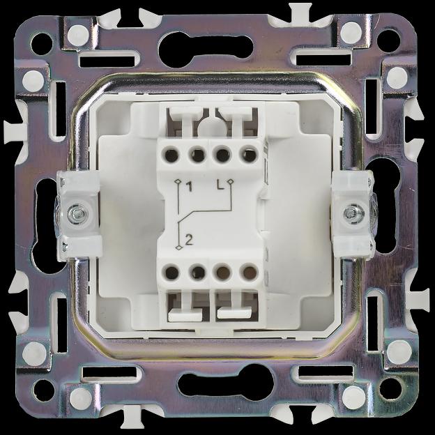 SKANDY Выключатель 1-клавишный проходной 10А SK-V02W арктический белый IEK фото 7