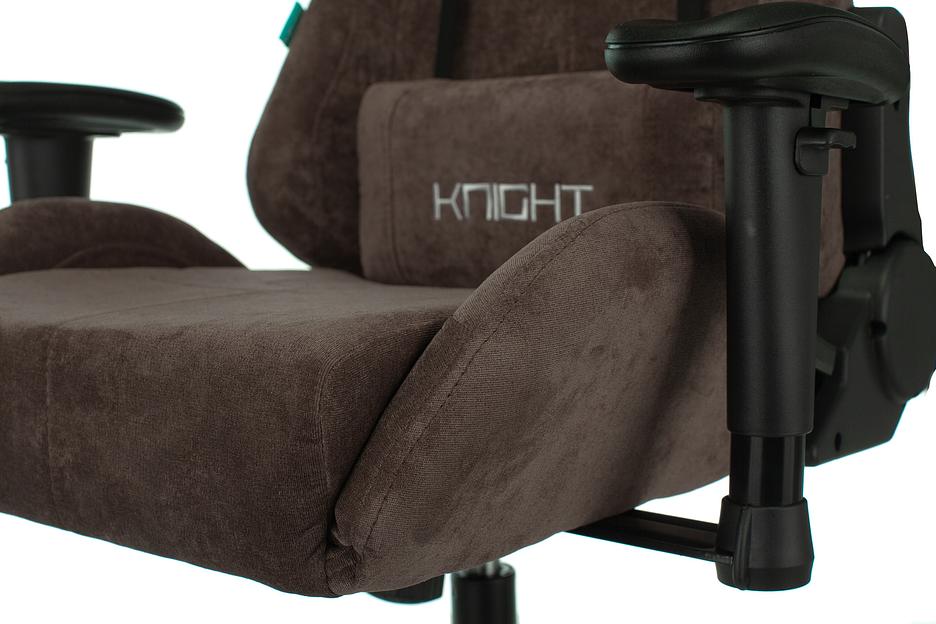Кресло игровое Бюрократ VIKING KNIGHT Fabric темно-коричневый Light-10 с подголов. крестовина металл фото 10