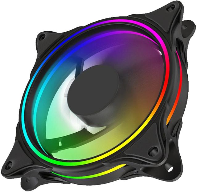 Вентилятор для корпуса Bloody BD-CF120ARGB3 ARGB 120х120x25 черный 4-pin 27дБ (BD-CF120ARGB3-BK) Ret фото 4