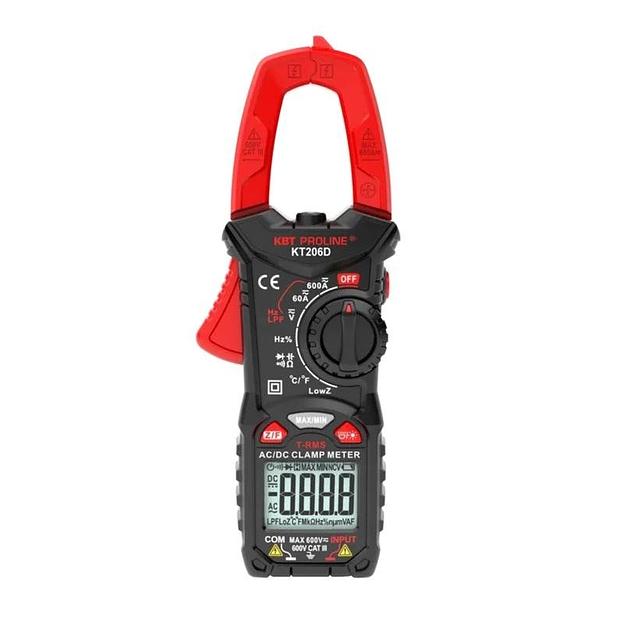 Токовые клещи цифровые КТ 206D серия PROLINE фото 1