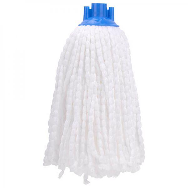 Насадка МОП веревочная для швабры, крепление еврорезьба, микрофибра, длина 24 см, 115 г, LAIMA, 603123 фото 1