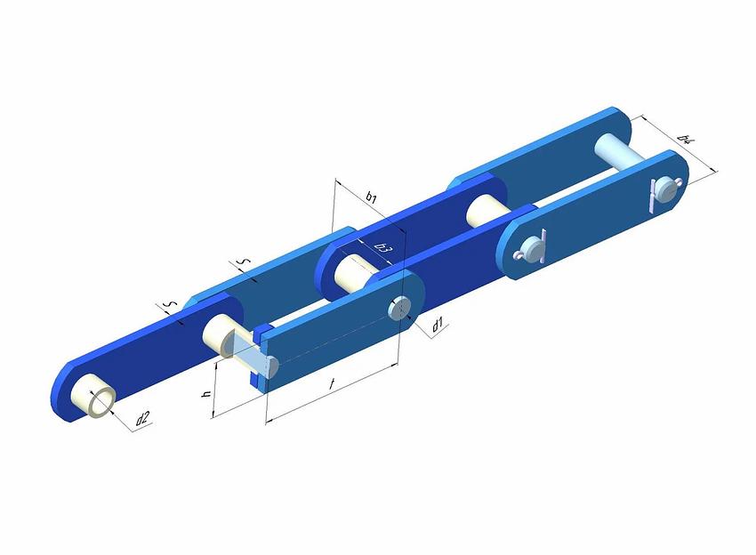 Цепь М160 по ГОСТ 588-81 фото 1