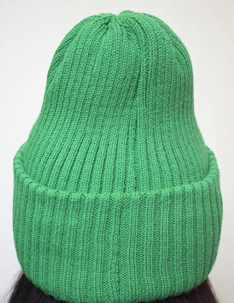 Шапка тыковка зеленая ОПТ фото 2