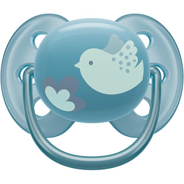 Пустышка ultra soft, птичка, 6-18 мес., 1 шт. Philips AVENT SCF092/04 фото 2