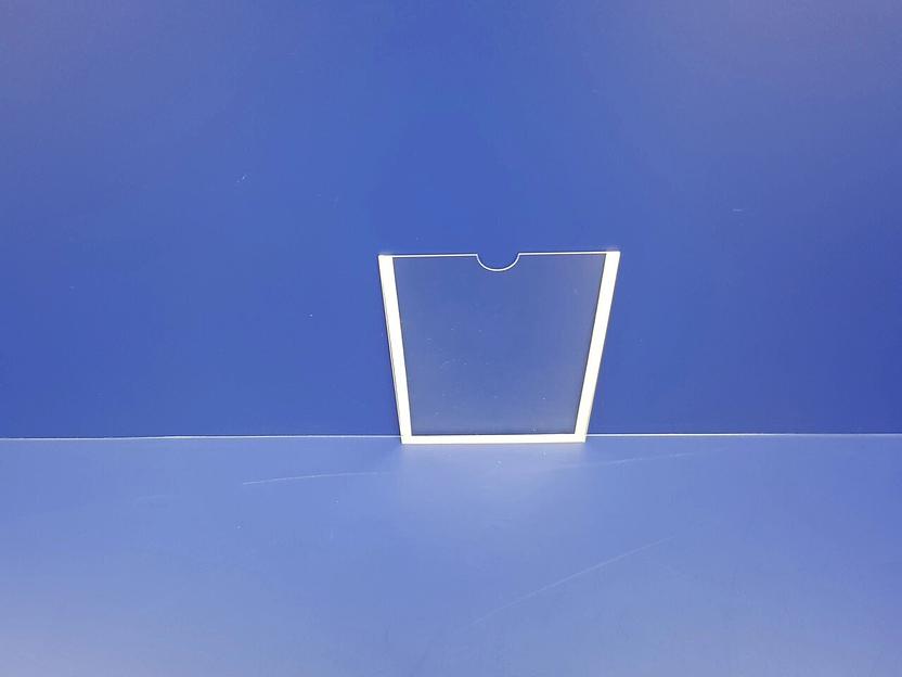 Карман для листочка из пластика Пэт плоский  ф-а6(вертикальный) фото 2