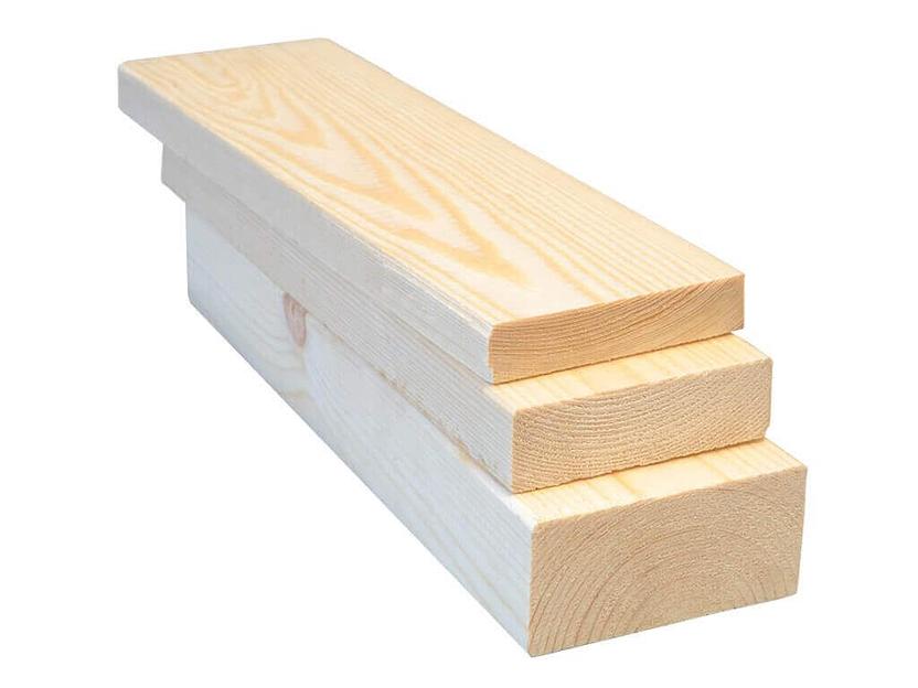 Обрезная доска 25х100х4000 мм, сосна фото 1