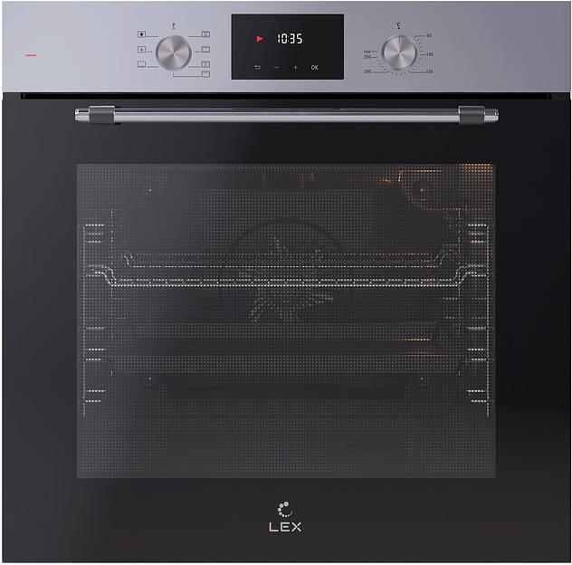 Духовой шкаф Электрический Lex EDP 671 IX MAX нержавеющая сталь фото 1