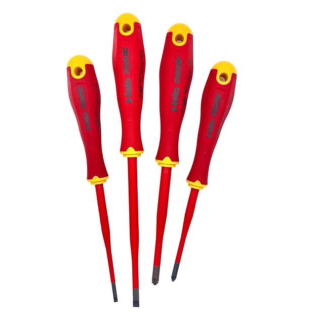 Набор диэлектрических отверток Ergonic E-SLIM SL/Z, 4шт фото 1