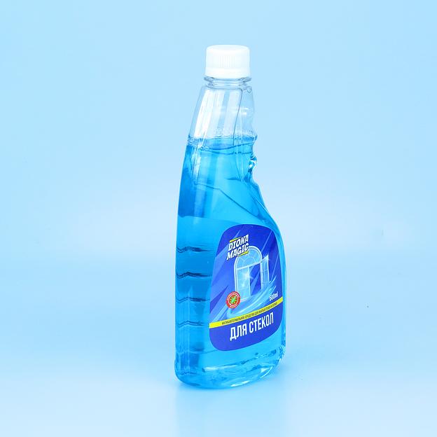 Средство для мытья стекол и зеркал DIONA MAGIC 500мл (сменный блок) фото 3