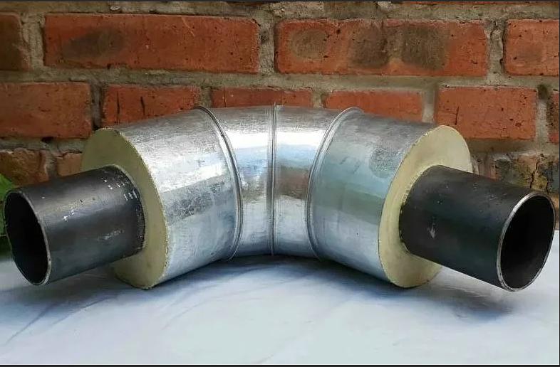 Отвод ППУ оц. 108/180 фото 1