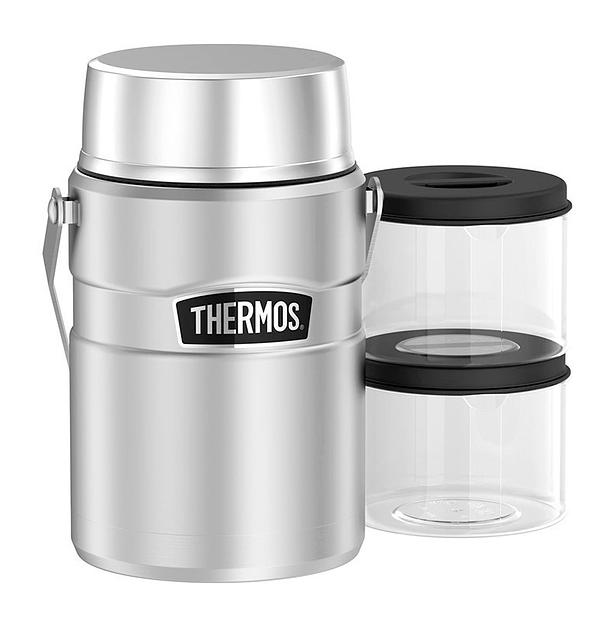 Термос для еды Thermos SK3030 MS 1.2л. серый картонная коробка (491474) фото 2