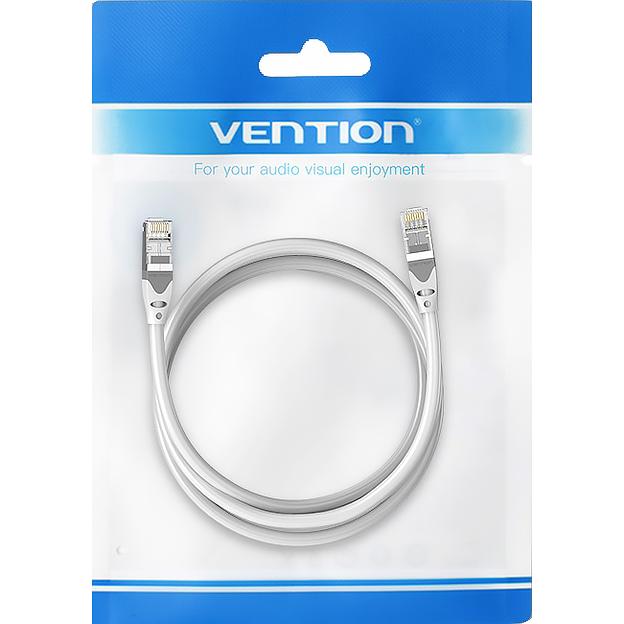 Патч-корд Vention прямой SFTP cat.6A, RJ45 - 1,5м. Серый Vention IBHHG фото 3