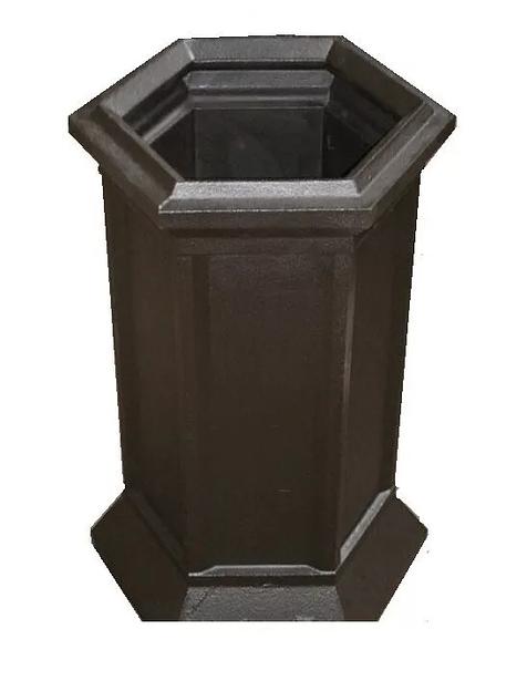 Чугунная урна для мусора «Ладья» ОПТ  фото 1