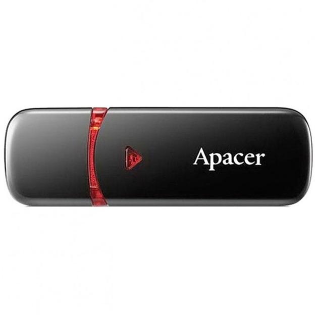 32GB Apacer AH333 USB Flash AP32GAH333B-1 USB 2.0, Black, (910424) RTL фото 1