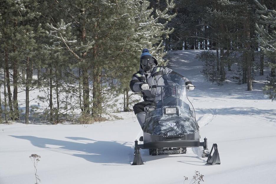 Снегоход Бурлак Егерь Центро М 20 л.с., 2710*1100*1300 мм. подвеска: катковая фото 3