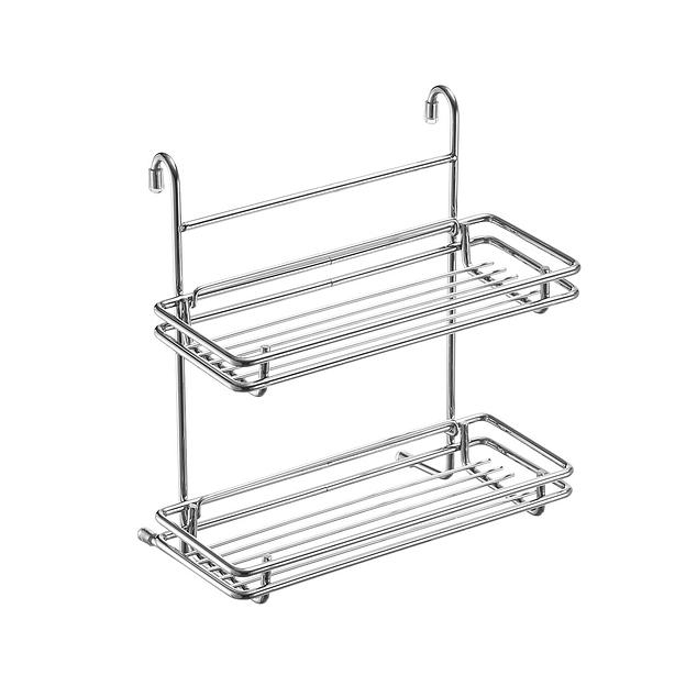 Полка двухярусная разборная малая (260х155х271мм), хром фото 1
