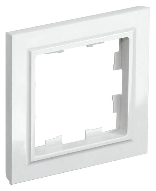 Рамка IEK Brite РУ-1-БрБ BR-M12-K01 1x белый (упак.:1шт) фото 1