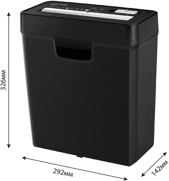 Шредер Cactus CS-SH-P2 черный (секр.Р-2) ленты 6лист. 10лтр. скобы пл.карты фото 6