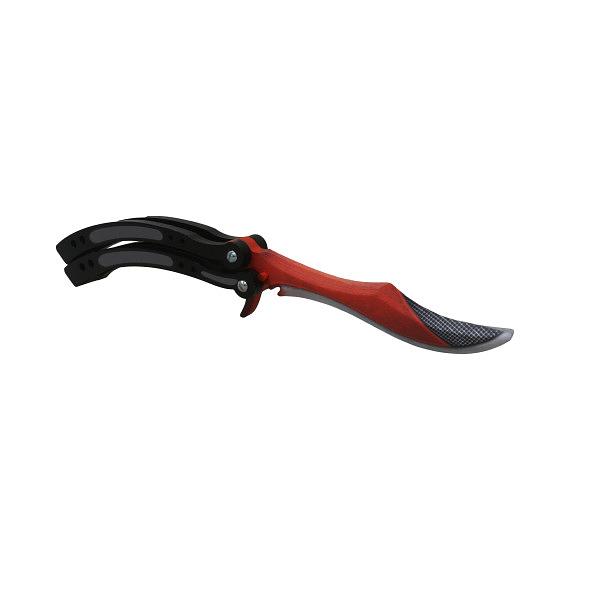 Игрушечный нож-бабочка CS GO «Автотроник» ОПТ фото 1