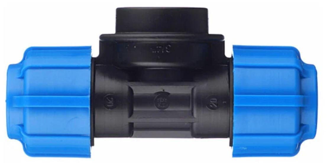 Тройник ПНД компрессионный ВР 20x1/2'x20 фото 1