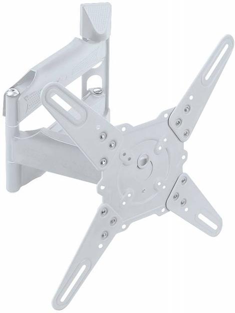 Кронштейн для телевизора Kromax ATLANTIS-40 белый 22"-65" макс.40кг настенный поворот и наклон фото 1