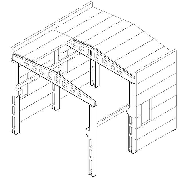 Промышленный железобетонный каркас фото 1