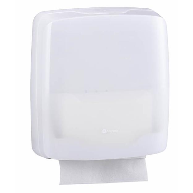 Диспенсер для листовых бумажных полотенец V сложения «MERIDA HARMONY» ABS-пластик фото 1