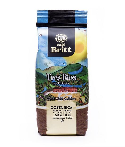 Кофе молотый Cafe Britt Tres Rios Valdivia, в пакете 340 гр, опт фото 1