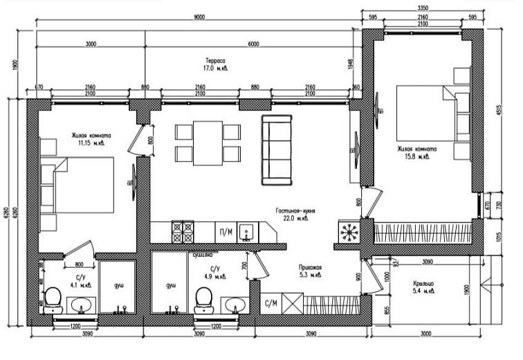 Арго 4/3.2 - Растущий модульный дом фото 3