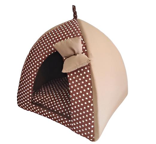Вигвам для кошек «Дуэт» коричневый ОПТ фото 1