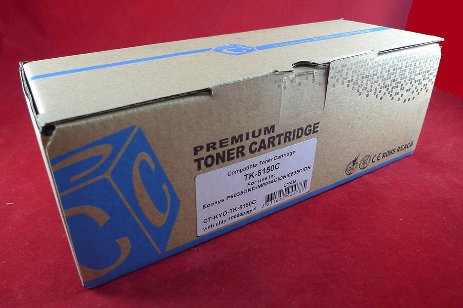Тонер-картридж для Kyocera Ecosys P6035cnd/M6035cidn/6535cidn TK-5150C cyan 10K ELP Imaging® фото 1