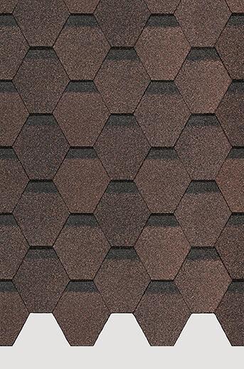 Ламинированная черепица Docke Europa,Карат, Коричневый фото 1