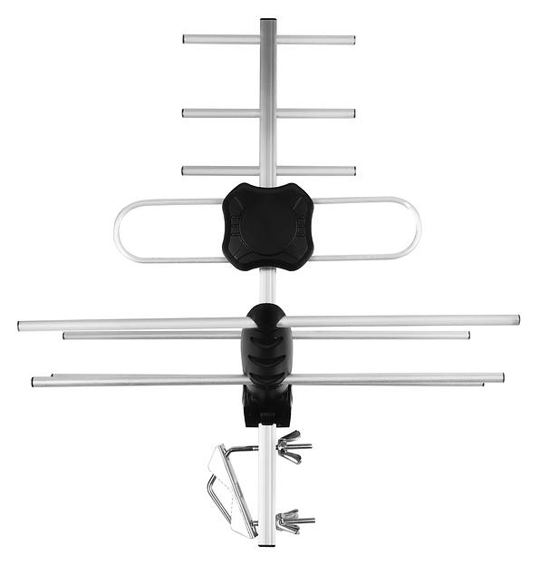 Антенна телевизионная Hyundai H-TAE240 15дБ пассивная серебристый фото 5