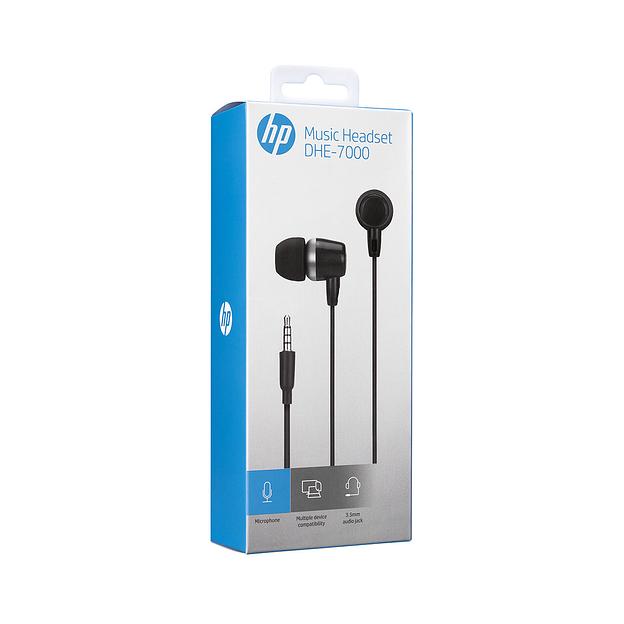 Наушники  HP  DHE-7000BK Черный фото 3