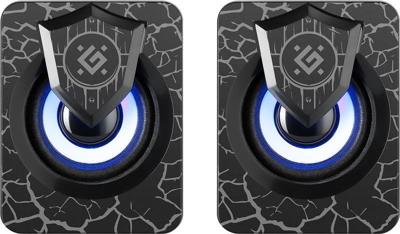 Defender Акустическая 2.0 система Onyx 6Вт, подсветка, питание от USB фото 3