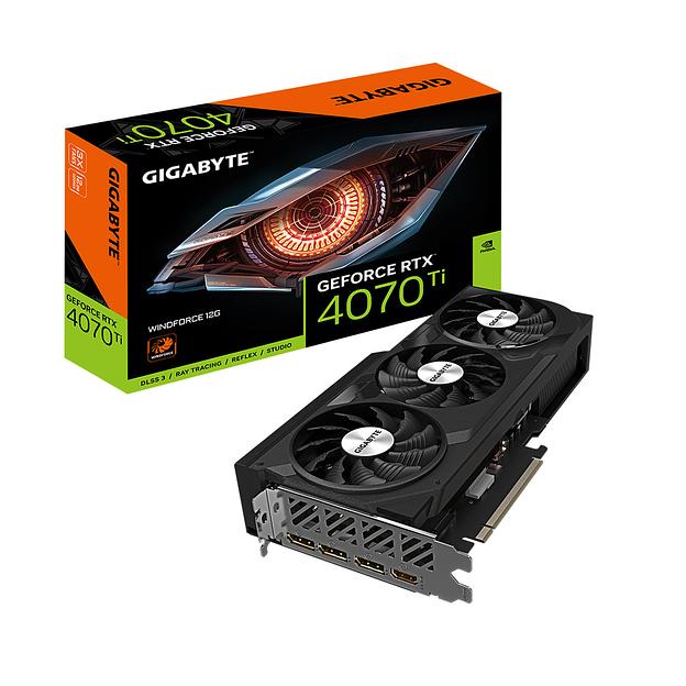 Видеокарта  Gigabyte  RTX4070Ti WINDFORCE 12G (GV-N407TWF3-12GD) 4719331313968 фото 3