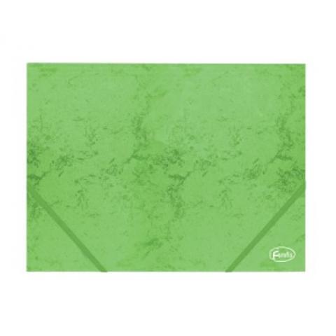 Папка для бумаг на эластичных резинках, А4, картон, 350 г/м2, зеленый, Forofis фото 1