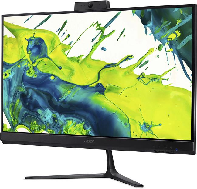 Моноблок Acer Aspire C24-2G 23.8" Full HD N150 8Gb SSD512Gb Graphics CR Eshell GbitEth WiFi BT 60W клавиатура мышь Cam черный 1920x1080 фото 4