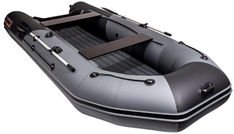 Лодка Таймень NX 4000 НДНД PRO, 4000*1800*495 мм., цвет: графит-черный фото 2