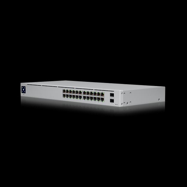 Коммутатор 24PORT 1000M 2SFP USW-24 UBIQUITI фото 1
