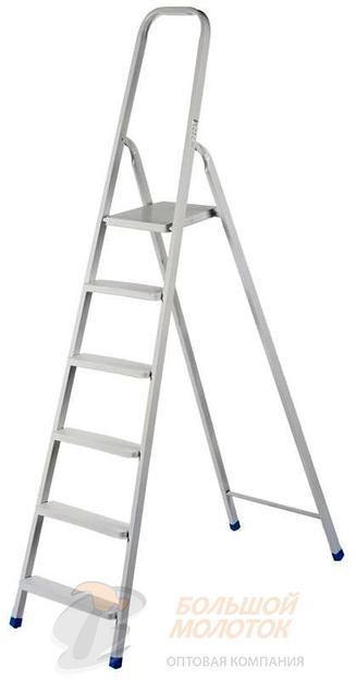 Стремянка стальная оцинкованная 6 ступенчатая ЯРУС фото 1