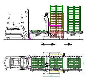 Укладчик пустых поддонов фото 3