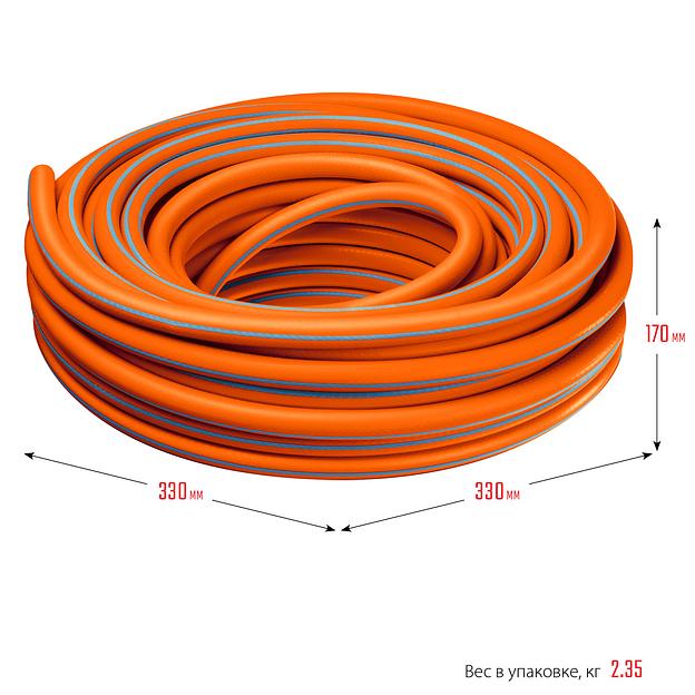 GRINDA FLEX 3, 3/4″, 15 м, 20 атм, из термоэластопласта, трёхслойный, армированный, гибкий, поливочный шланг, PROLine (429008-3/4-15) фото 6