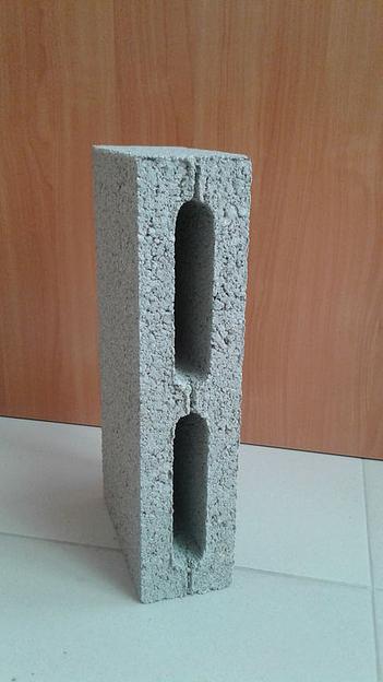 Блок перегородочный керамзитовый 9х20х40 см опт фото 1